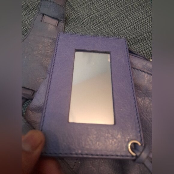 BALENCIAGA Lilac Purple City/Moto Crossbody Shoulder Bag - Picture 12 of 16